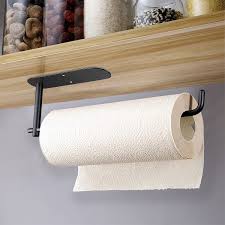 See more ideas about towel hanging ideas, kitchen organization, kitchen towels. Buy Paper Towel Holder Under Cabinet Self Adhesive Towel Paper Holder Stick On Wall Matte Black Stainless Steel Paper Towel Holder For Kitchen Large Paper Towel Rolls Online In Indonesia B08g4k919t