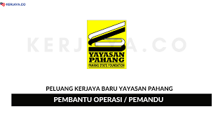 Jawatan josong terkini spa negeri pahang tahun 2020? Jawatan Kosong Terkini Yayasan Pahang Pembantu Operasi Pemandu Kerja Kosong Kerajaan Swasta