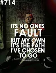 I don't give a damn what you think. Eminem Best Quotes Ever Quotesgram