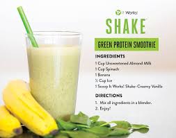 Have You Tried The Green Protein Smoothie Yet Complete With Our New It Works Shake It S An Easy And D Idee Recette Smoothie Proteine Distributrice It Works