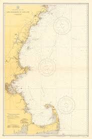 1935 nautical chart of the new england coastline in 2019