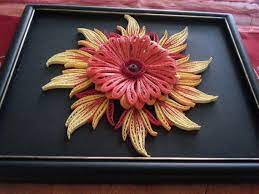 Quilling Wall Art Mandala Flower Art Gerbera Quilled Etsy Quilling Flowers Tutorial Paper Quilling Designs Paper Quilling Cards