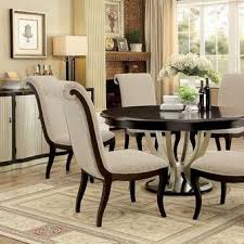 Collection by round tables set. Darya 48 Extendable Pedestal Dining Table Contemporary Round Dining Table Round Dining Table Sets Dining Room Table Set