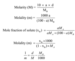 Answer:to calculate molarity, divide the number of moles of solute by the volume of the solution in liters. Calculate Molality Molarity And Mole Fraction Short Cuts