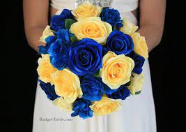 Blue and purple wedding bouqet. Tangerine Wedding Flower Package Blue Wedding Flowers Yellow Wedding Flowers Silk Flowers Wedding