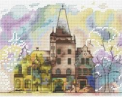 Looking for an advice video on how to design cross stitch patterns? German Castle Stitch Etsy