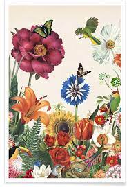 Send flowering plants online to your friend and family to give a fresh face lift to their homes and living spaces. Garden Spring Flowers Poster Juniqe