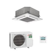 For maximum efficiency, mitsubishi electric heating and cooling recommends installing an air handler in every room. Mitsubishi Electric Air Conditioning Pla M140ea Cassette Heat Pump 14kw 48000btu A R32 240v 50hz