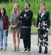 These Schitt S Creek Halloween Costumes Will Make Every True Fan Say Ew David Rose Costume Halloween Costumes Boho Chic Fashion