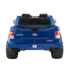 All rims left the factory black. Power Wheels Ford F 150 12 V Battery Powered Ride On Vehicle Blue Walmart Com Walmart Com