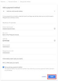 New york 111 wall street, new york, new york 10043. Google Adsense How To Setup Your Payment Method Using Wire Transfer To Bank Account Swift Codes The Blahger