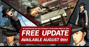 An epic new attack on titan game is available for free, right now. Aot 2 Attack On Titan 2 Is Getting A Big Free Update On August 9 For All Platforms And Here S What It Includes Godisageek Com