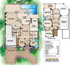 Mediterranean House Plan Coastal Mediterranean Tuscan Floor Plan Mediterranean House Plans Mediterranean Homes Mediterranean House Plan