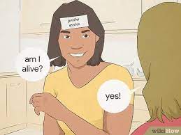 Yo le doy todo a mi mujer, y luego él y mi mujer se reúnen y me dan el dinero. Como Jugar El Juego Quien Soy Yo Con Imagenes Wikihow