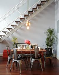 Get The Look Industrial Meets Mid Century Modern On The Interior Collective 1 Jpg 630 799 Sweet Home Style Tolix Cafe Chair Tolix Chair