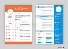 Numerous application messages are so ineffectively composed that employing supervisors don't try with a background in field, skills in area, and a desire to learn, i'd love if you could give me a heads up. Resume Template Professional Personal Description Profile Curriculum Letterhead Cover Business Layout Job Application Creative Vector Set Stock Vector Adobe Stock
