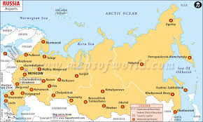 airports in russia russia airports map