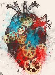 Mechanical Heart Art Print By Divulture Society6 Heart Art Mechanical Art Anatomical Heart Art