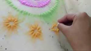 Make this beautiful rangoli boder at stairs of your home on diwali and other indian fes. Easy Rangoli Border Design Idea For Stairs Youtube