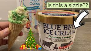 The creamery is bringing back its iconic christmas cookies ice cream back just in time for the holidays. Blue Bell Christmas Cookies Ice Cream Taste And Review Must Or Bust Youtube
