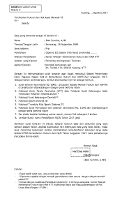 Check spelling or type a new query. Doc Contoh Surat Lamarand3 Cpns Kemenkumham Andi Lastry Academia Edu