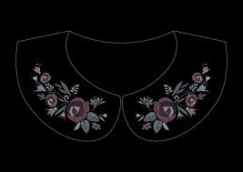Find & download free graphic resources for line pattern. Premium Vector Satin Stitch Embroidery Design With Roses Folk Line Floral Trendy Pattern For Dress Collar