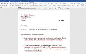Cara membuatnya pun sama, yang contoh surat cuti tersebut bisa anda lihat sebagai berikut Download 6 Contoh Surat Rasmi Tidak Hadir Sekolah Kuliah Melur Net