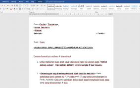 Surat tak hadir ke sekolah atas urusan keluarga. Download 6 Contoh Surat Rasmi Tidak Hadir Sekolah Kuliah Melur Net