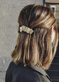 46 Gorgeous Short Hairstyles Shorthairstyles Shorthairstylesideas Shorthairstylesgirls Digitalhite Gold Hair Clips Silver Hair Clip Gold Hair Clip Wedding