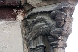 Moret Sur Loing Seine Marne Maison Du Bon St Jacques Chapiteau Detail Moret Sur Loing Region Ile De France Chapiteau