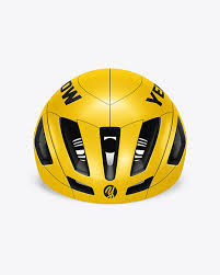 Download Cycling Helmet Mockup In Apparel Mockups On Yellow Images Object Mockups