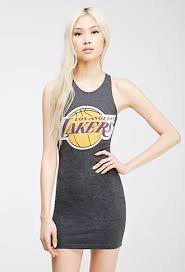 La Lakers Logo Dress Lakers Dress Jersey Dress Outfit Fashion