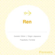 Ren Baby Names Names With Meaning Names