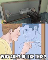 Why are you the way that you are mirror. This Mirror Is Hiding Jim S Rooms Which Is Actually A One Way Mirror Looking Into The Bathroom Callmekevin