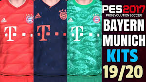 Needless to say the new design is very classic. Pes 2017 Bayern Munich Kits 2019 2020 Preview By Tr Youtube