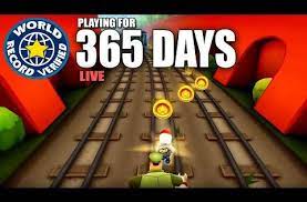 Playing Subway Surfers For 1 Year World Record Youtube Subway Surfers World Records Surfer