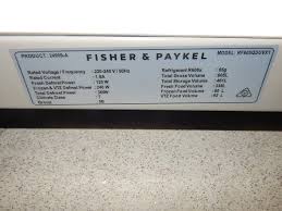 Make sure the water supply faucets behind the washer are fully open. Fridge Model Number Location Fisher Paykel Product Help