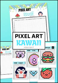 12 Modeles De Pixel Art Kawaii A Telecharger Gratuitement Pixel Art Kawaii Pixel Art Art Kawaii