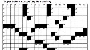 Usa daily crossword fans are in luck—there's a nearly inexhaustible supply of crossword puzzles online, and most of them are free. The Weekend Crossword Super Bowl Matchups