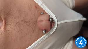 Experience the thrill of penis shaft piercing - erotic photos
