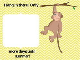 Hang In There Summer Countdown Chart