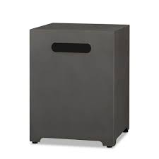 This attractive and durable patio tank cover brings outdoor living to an all new level. Real Flame Propane Tank Cover In Weathered Slate The Home Depot Canada