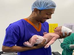 Hardik pandya wife natasa stankovic unseen baby shower picture and flaunts her baby bump hindi news from navbharat times, til network. The Blessing From God Hardik Pandya Shares First Full Pic Of His Baby Boy