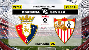 Bermain di estadio el sadar yang merupakan markas osasuna, laju sevilla rupanya belum bisa ditahan oleh sang tuan rumah. 5sck Paujso Jm