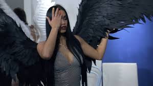 The most common dark haired angel material is paper. Professional Brunette Model With Black Stock Footage Video 100 Royalty Free 25642265 Shutterstock