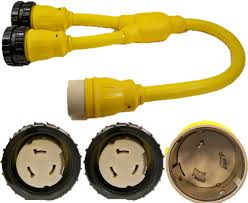 We did not find results for: High Tide Marine 50 Amp Male To 2 50 Amp Female Y Splitter Adapter Ecs Premier