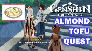 Where To Find The Almond Tofu Recipe In Genshin Impact Pc Gameplay Youtube