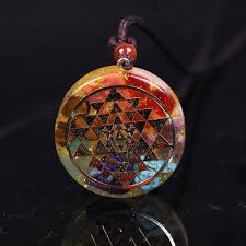 Maybe you would like to learn more about one of these? Sri Yantra Orgonite Pendant Necklace 7 Chakra Reiki Yoga Necklace Sacr