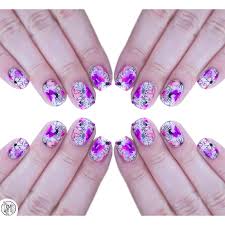 Floral Patch Nails B Loves Plates Fall In Nailove