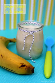 Creme A La Banane Des 4mois Amandine Cooking Recette Puree Bebe Repas Bebe Yaourt Bebe